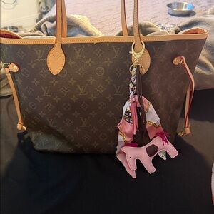 Vintage Dark Brown Monogram Tote